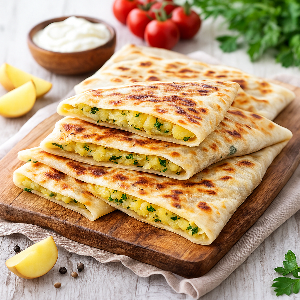 Kahvaltılık Patatesli Gözleme Tarifi