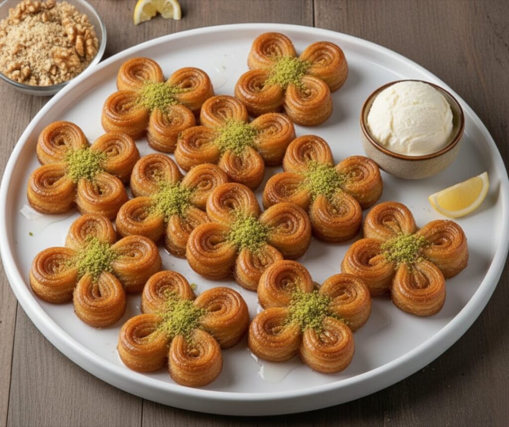 Şerbetli Çiçek Tatlısı Tarifi