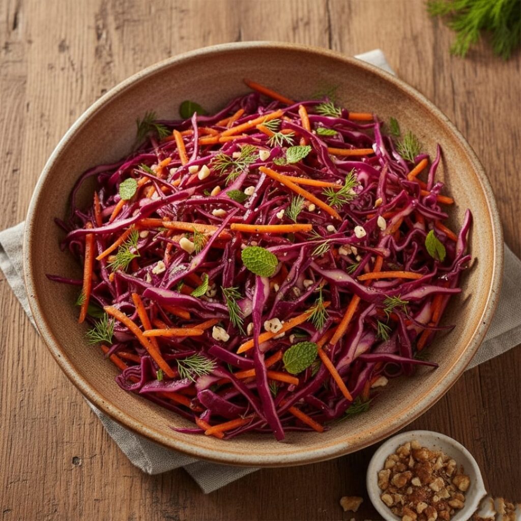 Mor Lahana Salatası Tarifi