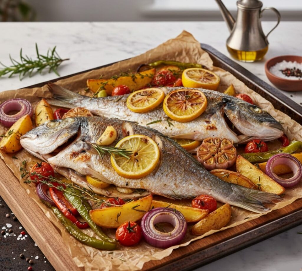 Fırında Çupra (Çipura) Balığı Tarifi