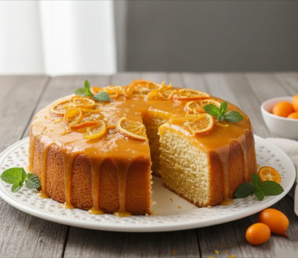 Portakal Soslu Yumuşacık Pasta Tarifi