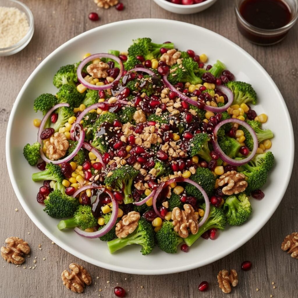Nar Ekşili Brokoli Salatası Tarifi