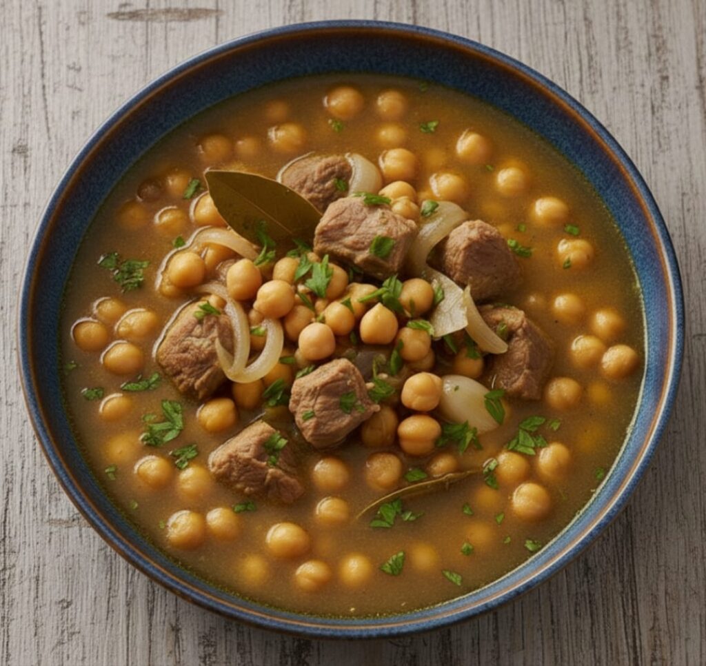 Salçasız Etli Nohut Yemeği Tarifi