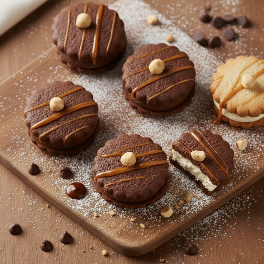 Kakaolu Sandviç Kurabiye Tarifi