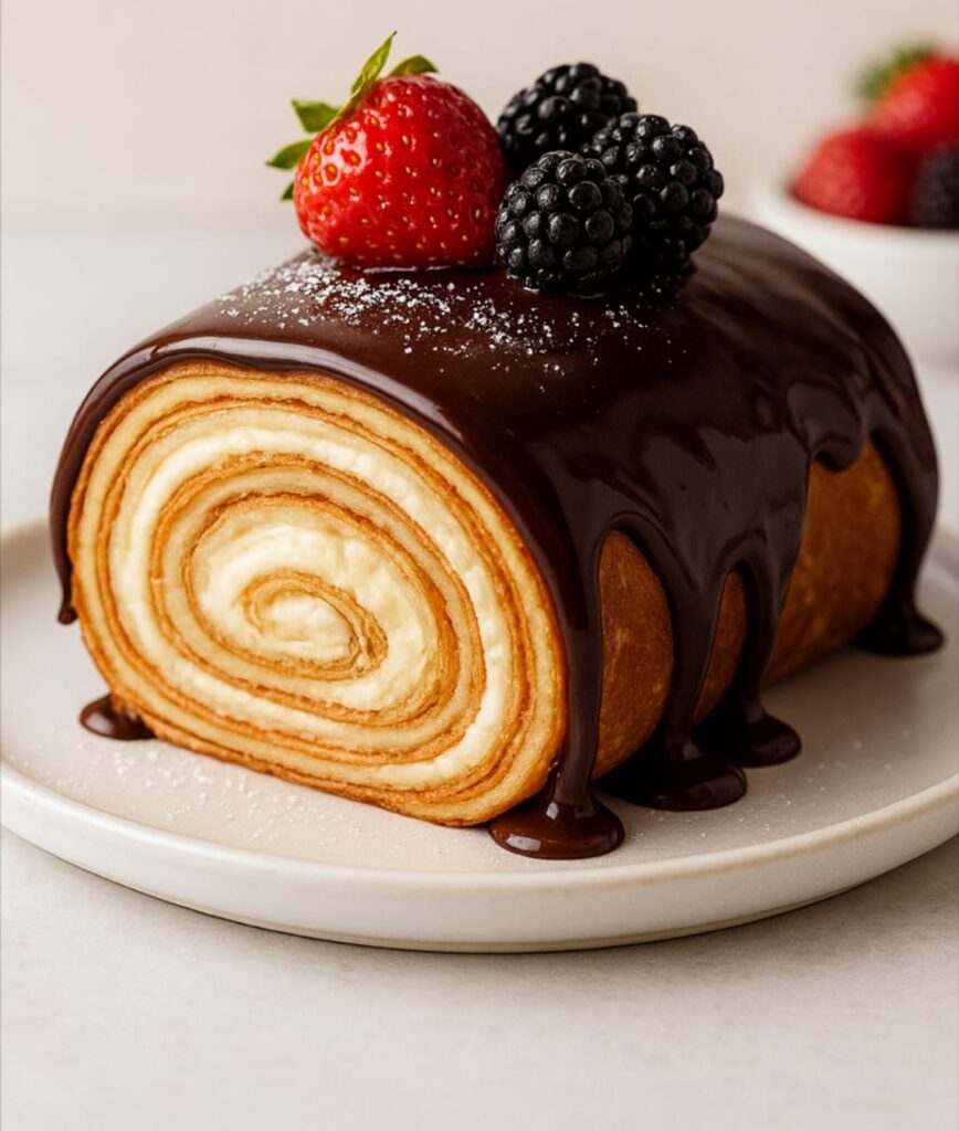 Krepli Rulo Pasta Tarifi